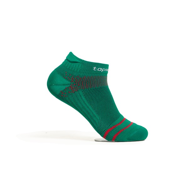 TOPSCORE OLYMPION ELITE RUNNING SOCKS GREEN RED