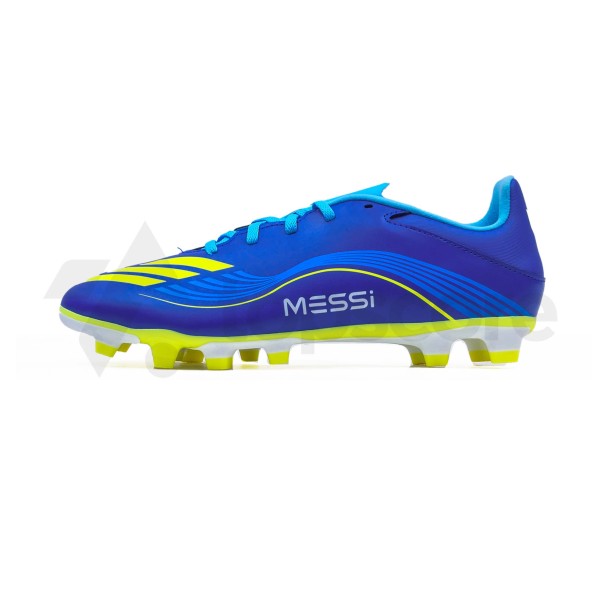 ADIDAS F50 MESSI CLUB FG/MG JP7444 TEAM ROYAL BLUE SOLAR YELLOW SEMI BLUE BURST