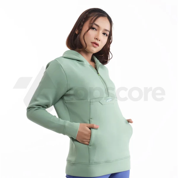 APPAREL JUARA BZR Basic Women JR Cozy Hoodie Olive OLIVE