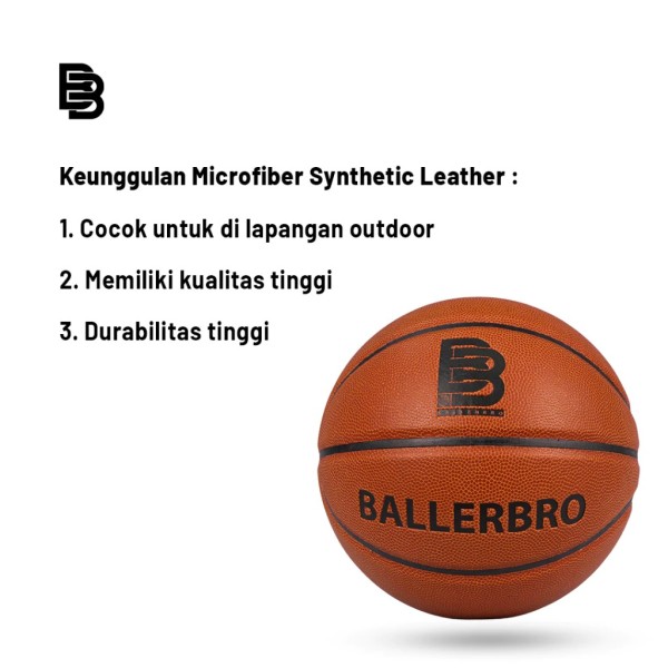 BALLERBRO BOLA BASKET OE ORANGE