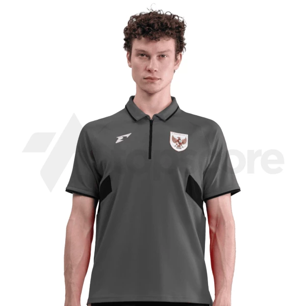 ERSPO BZR Polo Short Shirt Timnas Grey Man 2025 GREY