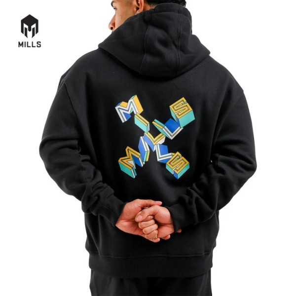 MILLS CROSS HOODIE 2.0 - 31006 BLACK
