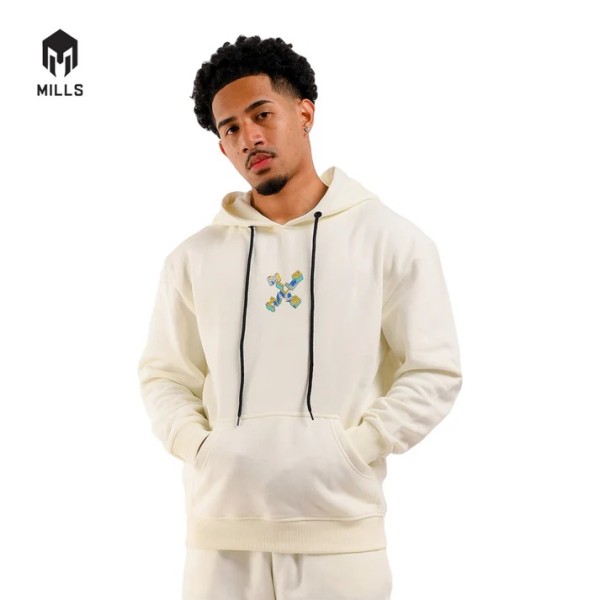 MILLS CROSS HOODIE 2.0 - 31006 OFF WHITE