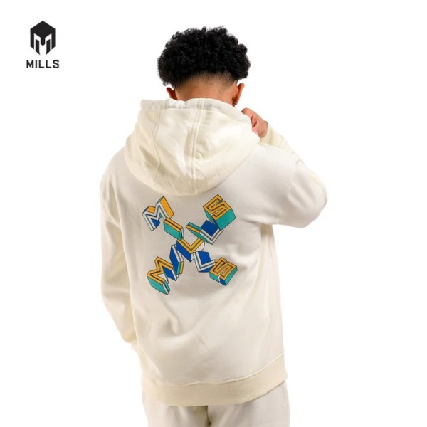 MILLS CROSS HOODIE 2.0 - 31006 OFF WHITE