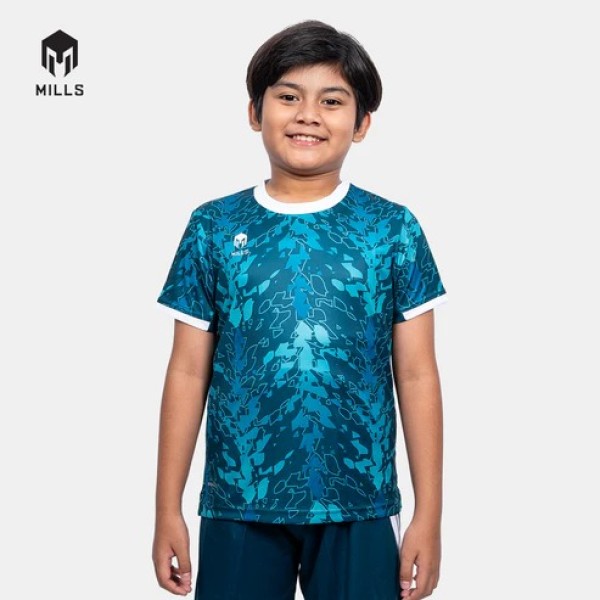 MILLS RIYU FOOTBALL JERSEY KIDS DEEP GREEN