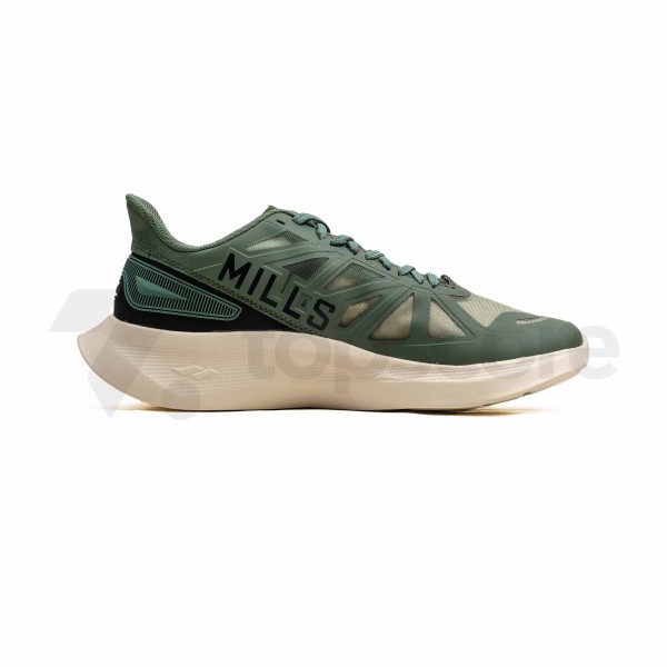 MILLS SAGA PINE GREEN ANTIQUE WHITE BLACK