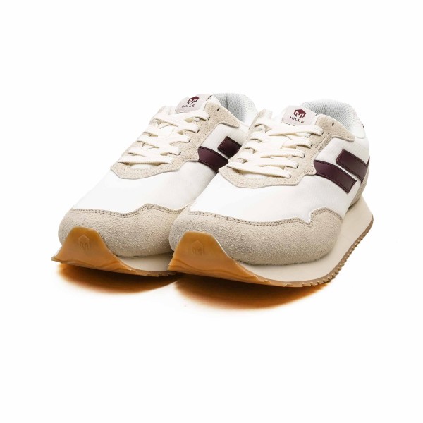 MILLS TRIPOLI STAR OFF WHITE BURGUNDY