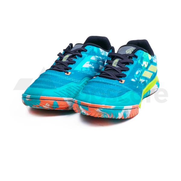 MILLS VOLTASALA ALVEZ TEAL.BLUE BROKEN.WHITE GREEN