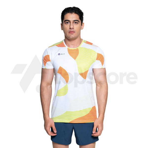 MILLS ZENITH RUNNING T-SHIRT MEN WHITE