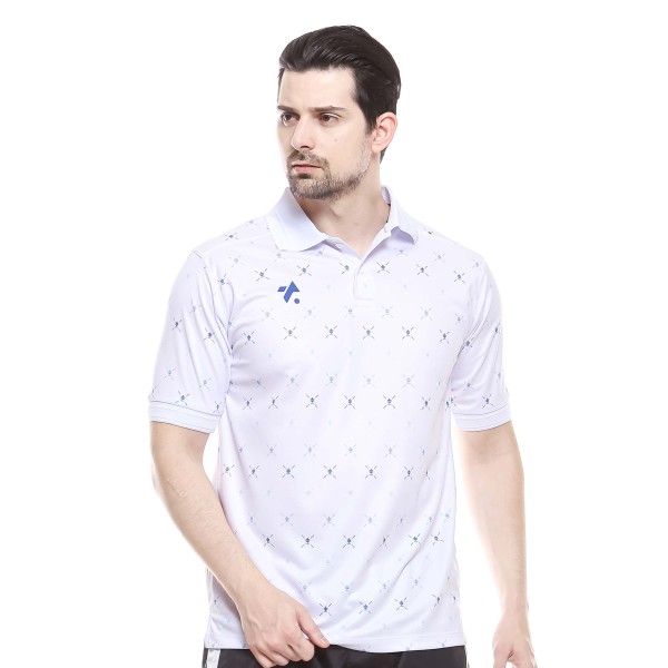 TOPSCORE POLO SHIRT IPB RUN WHITE