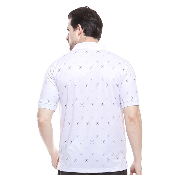 TOPSCORE POLO SHIRT IPB RUN WHITE