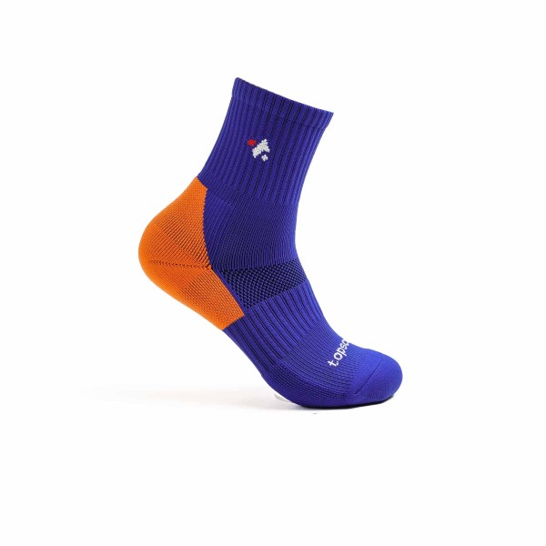 TOPSCORE TOPS RAPTR CREW SOCKS BLUE ORANGE